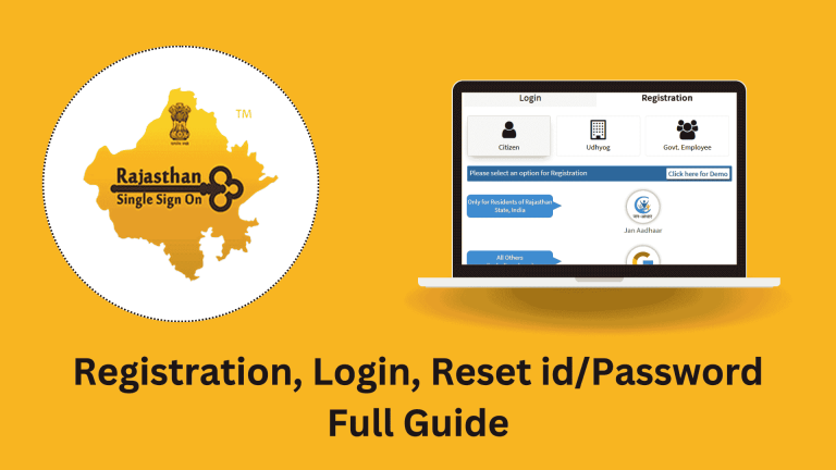SSO iD Login Rajasthan